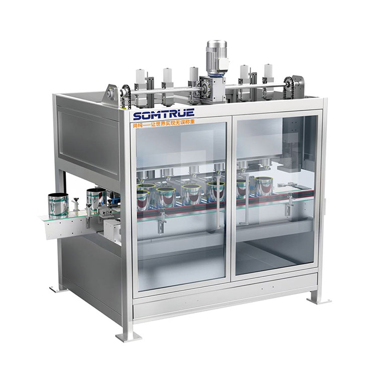 5L Barrel Bug-os nga Awtomatikong Chemical Filling Machine