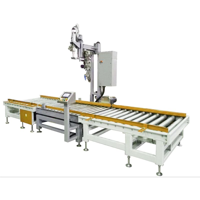 Ang IBC Tank Semi-Automatic Dangerous Liquid Filling Machine